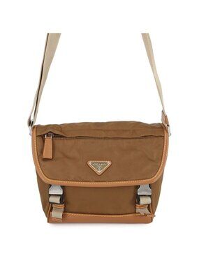 Prada Shoulder Bag Re-Nylon Saffiano Nylon Leather